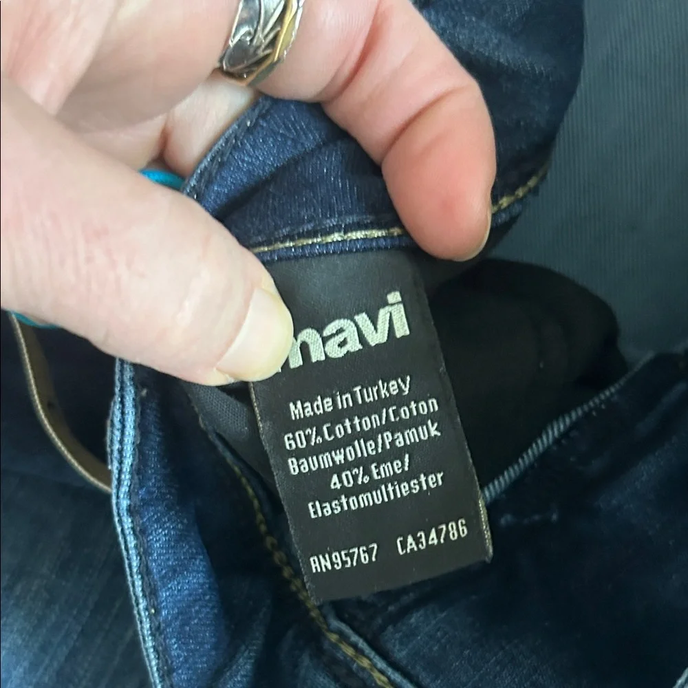 Mavi Deep Blue Women's Skinny Jeans - Picture 9 of 9